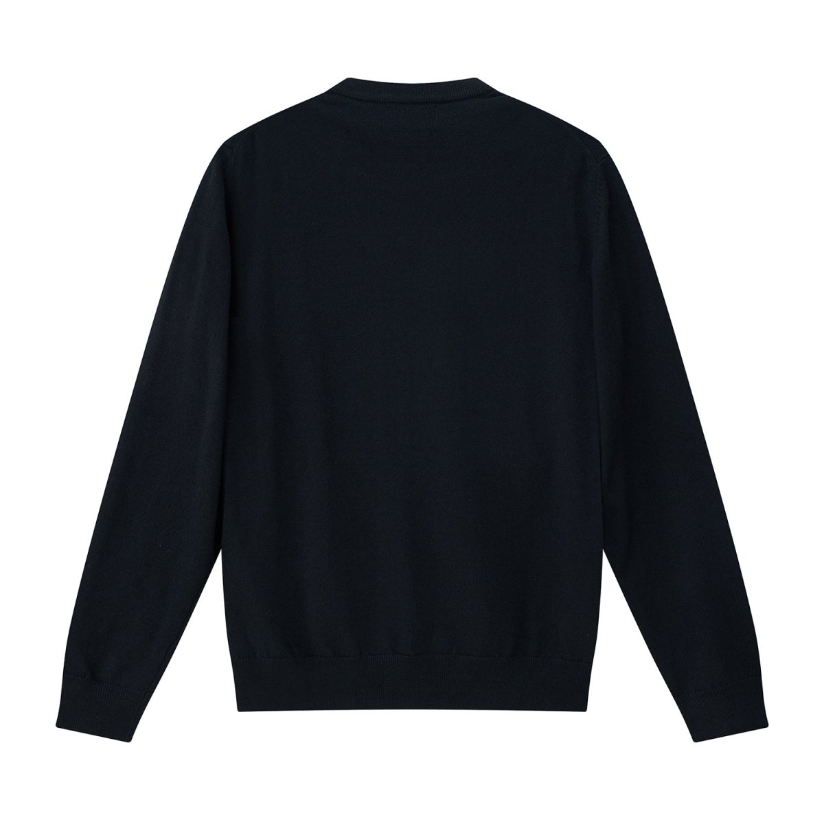 Men's Relaxed Fit Crew Neck Wool Blend Pullover S - Shop Giordano