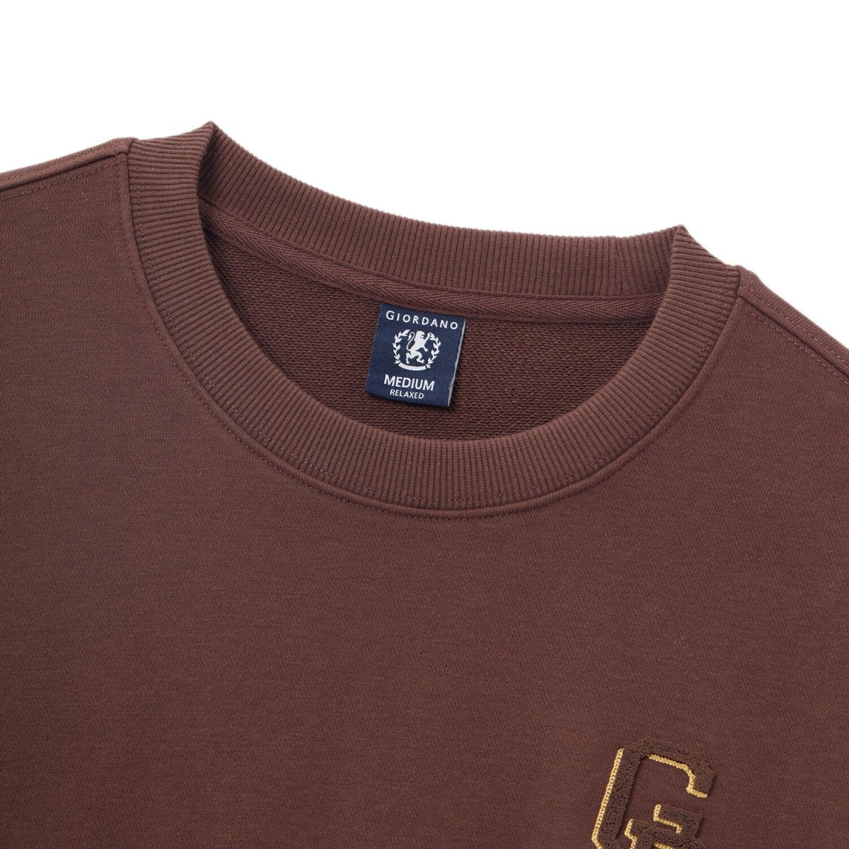 Men's Relaxed Fit Printed French Terry Pullover - Giordano