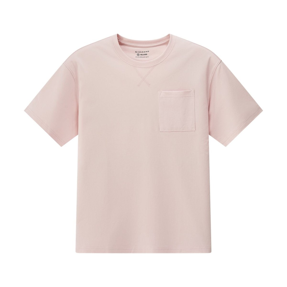 Men's Relaxed Fit Sorona Interlock Crew Neck Tee S - Shop Giordano