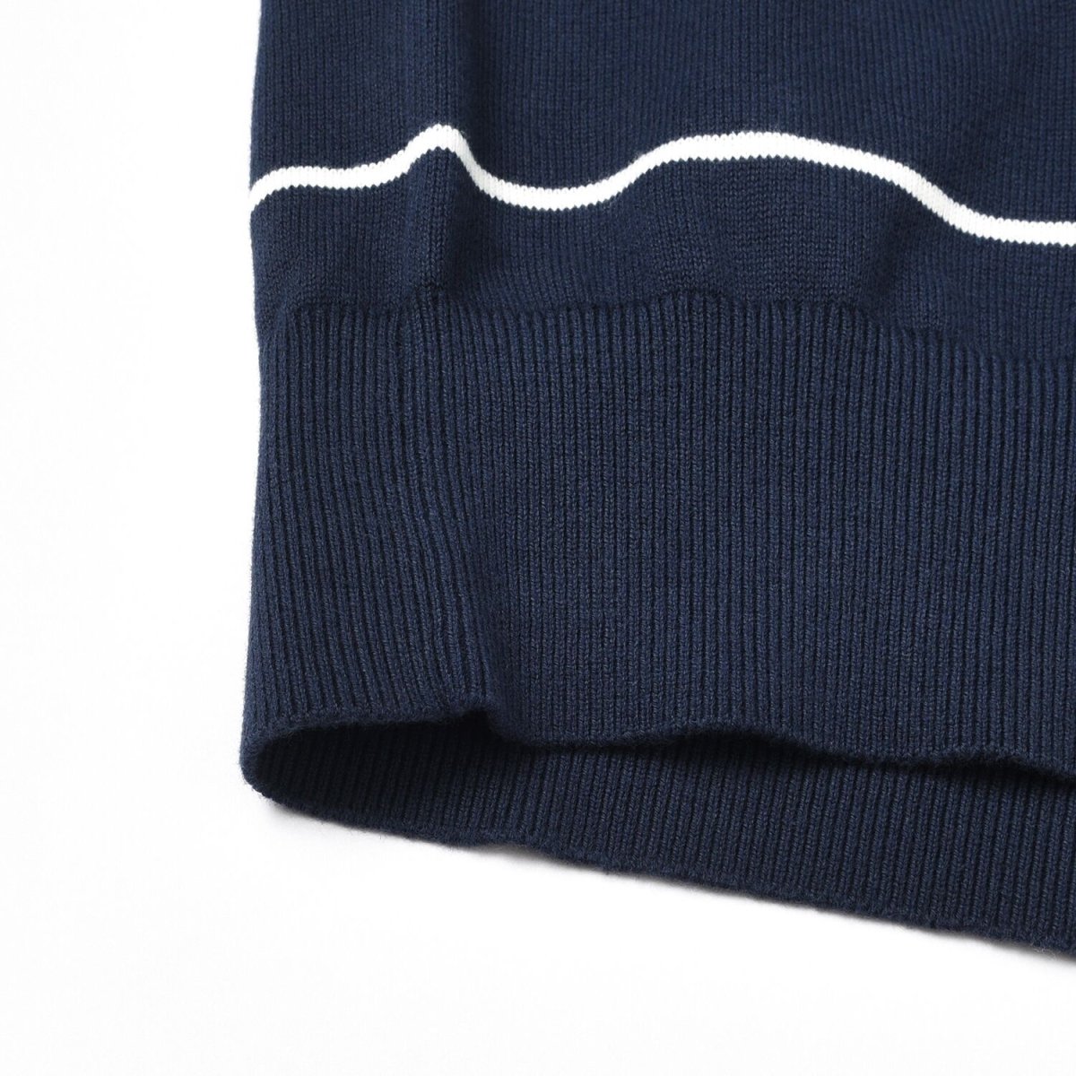 Men's Relaxed Fit Striped Crew Neck Cotton Sweater - Giordano