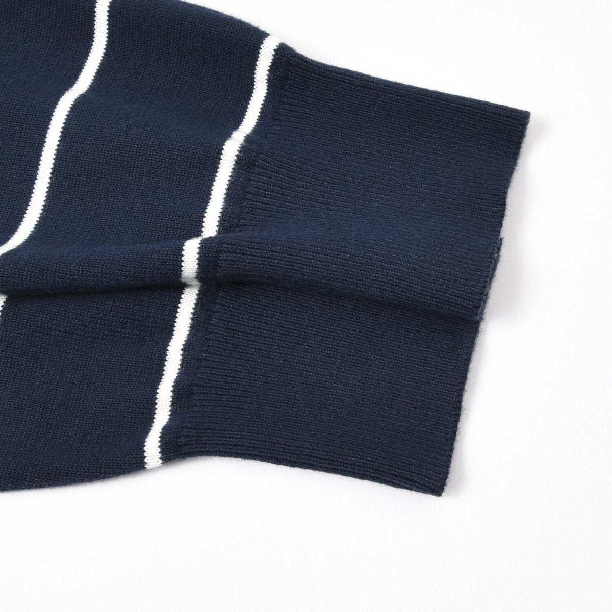 Men's Relaxed Fit Striped Crew Neck Cotton Sweater - Giordano