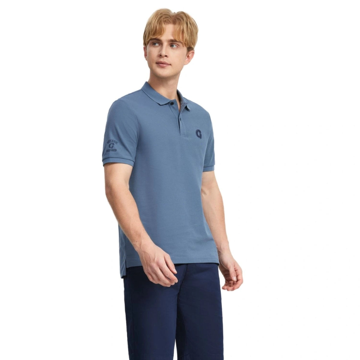 Men's Short Sleeve Solid Polo S - Shop Giordano