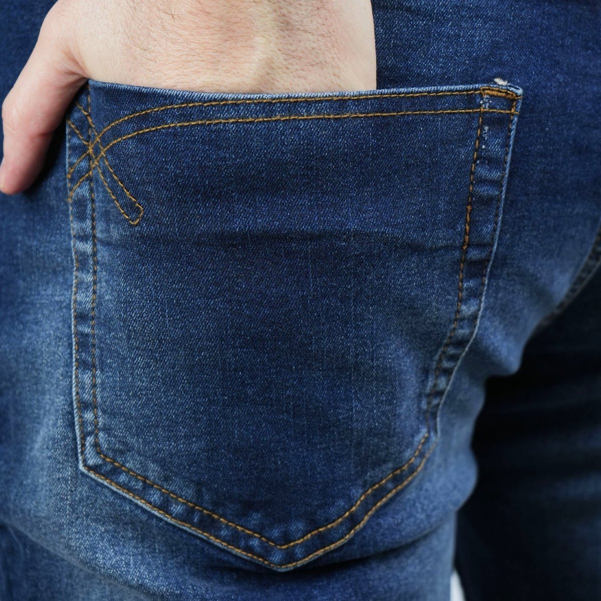 Men's Skinny Tapered Stretch Denim Jeans - Giordano