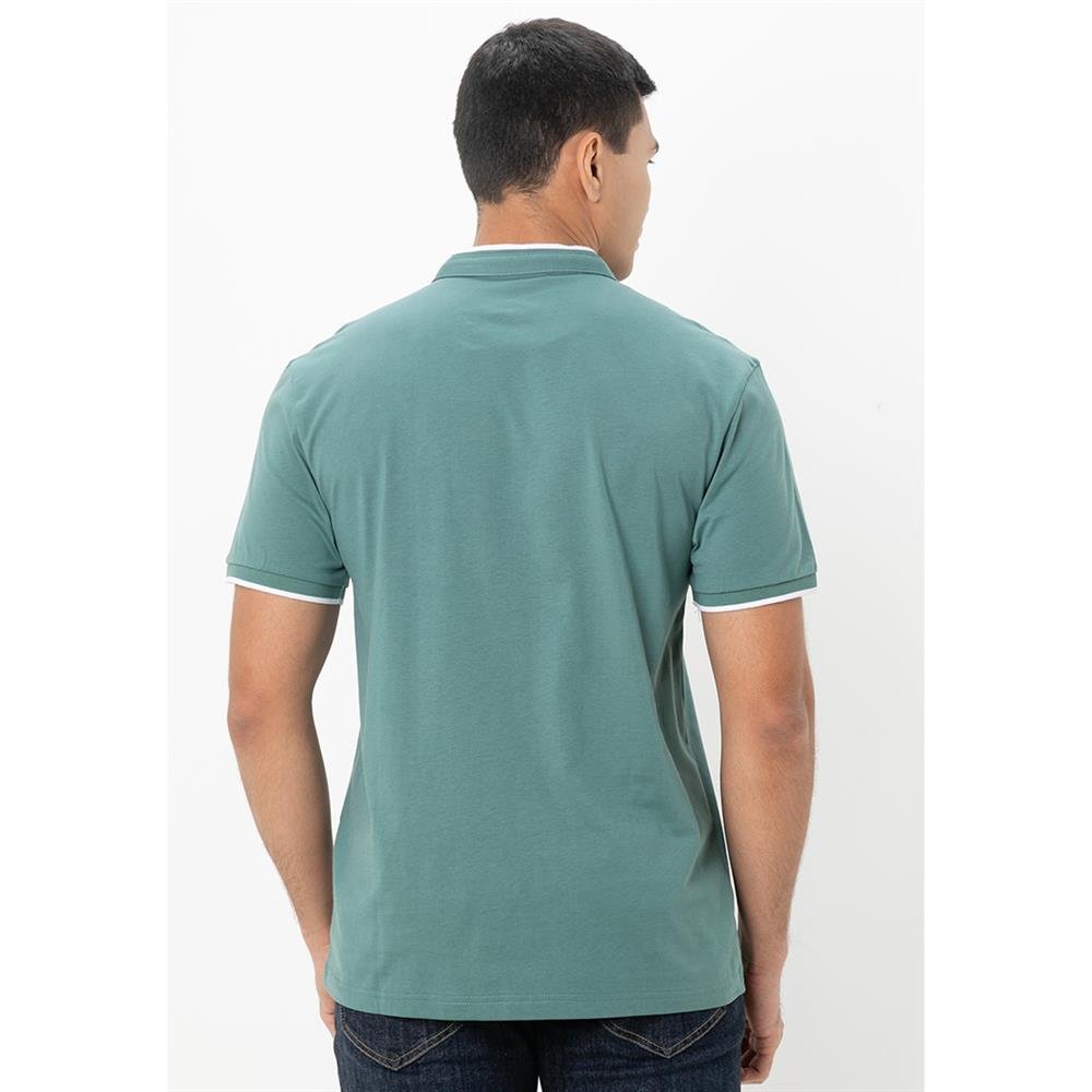 Men's Slim Fit Cotton Henley Tee - Giordano