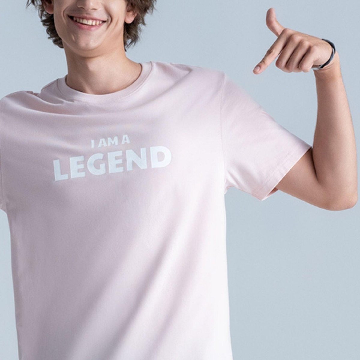 Men's Slim Fit Cotton Jersey Message Print Tee - Giordano