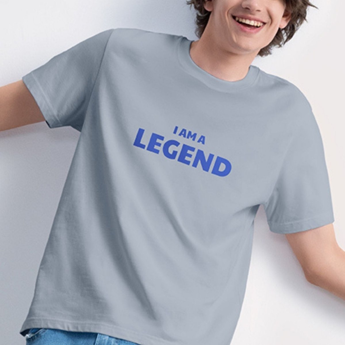 Men's Slim Fit Cotton Jersey Message Print Tee - Giordano