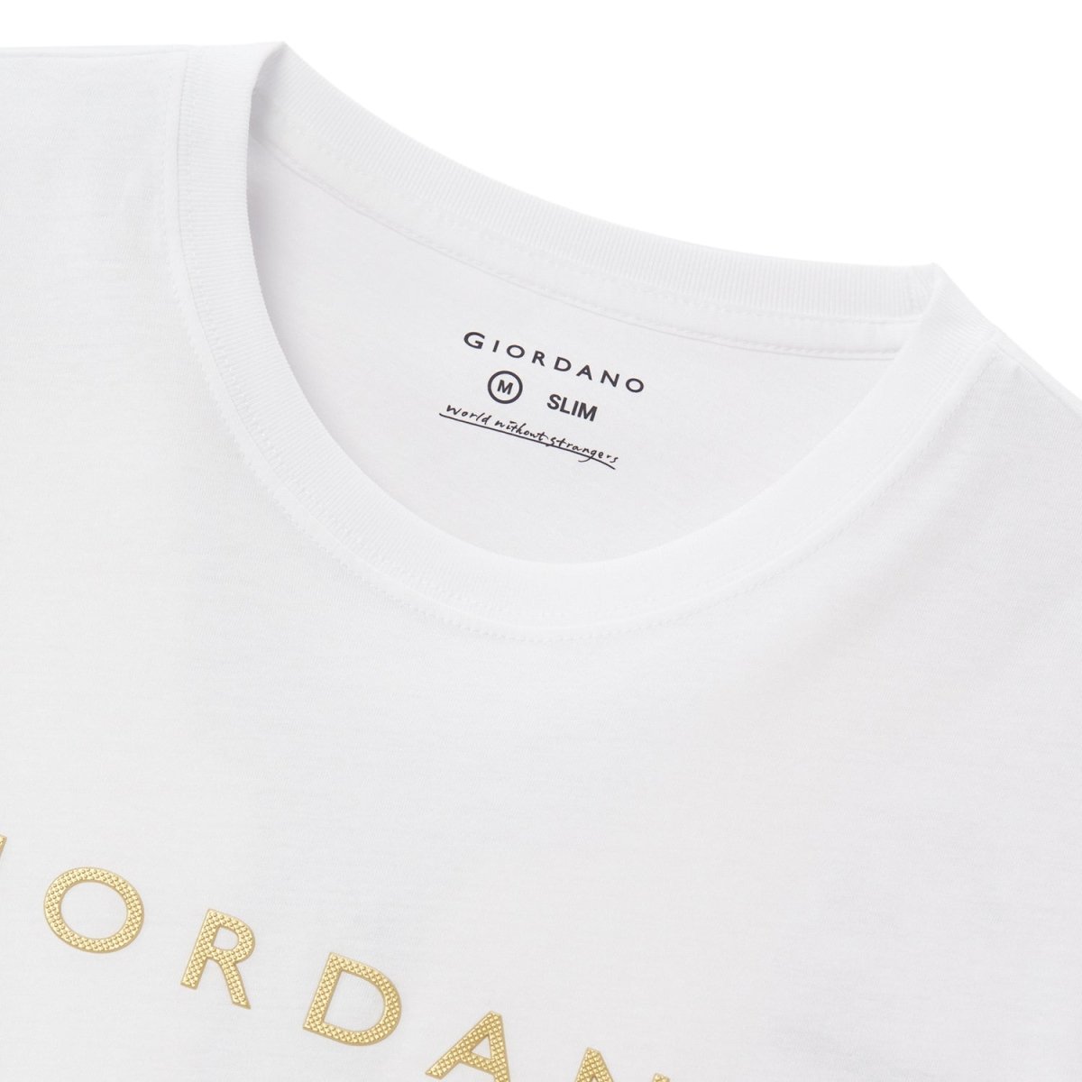 Men's Slim Fit Cotton Jersey Signature Print Tee - Giordano