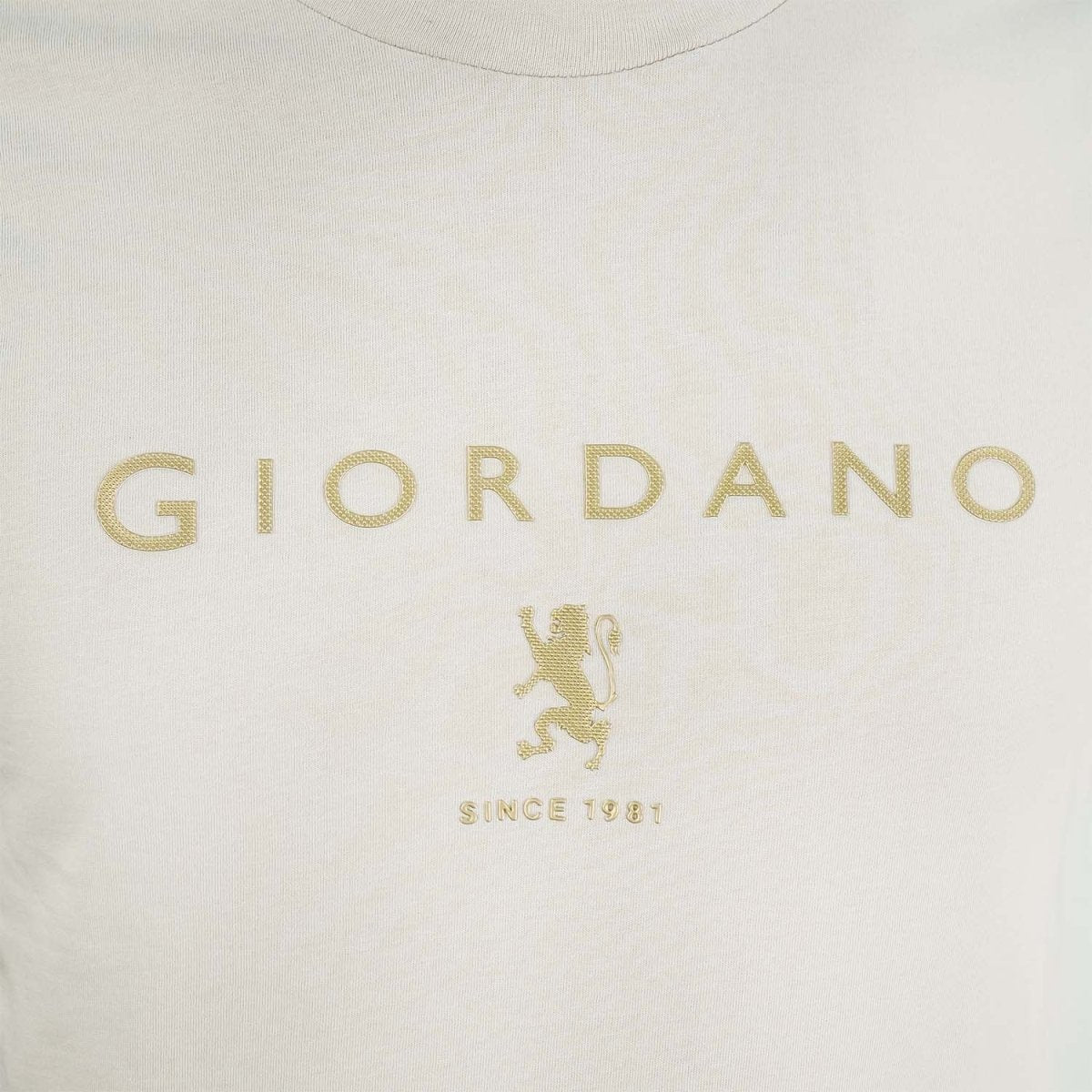Men's Slim Fit Cotton Jersey Signature Print Tee - Giordano