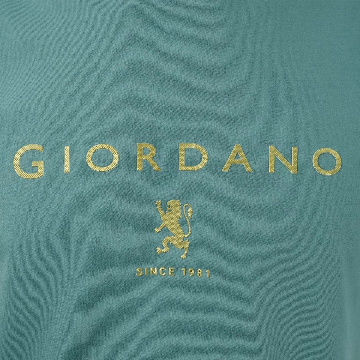 Men's Slim Fit Cotton Jersey Signature Print Tee - Giordano