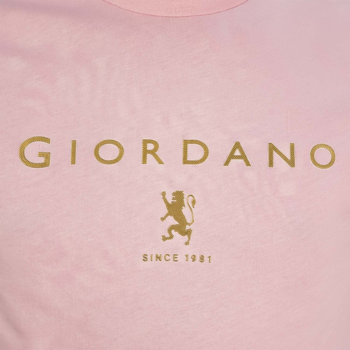 Men's Slim Fit Cotton Jersey Signature Print Tee - Giordano
