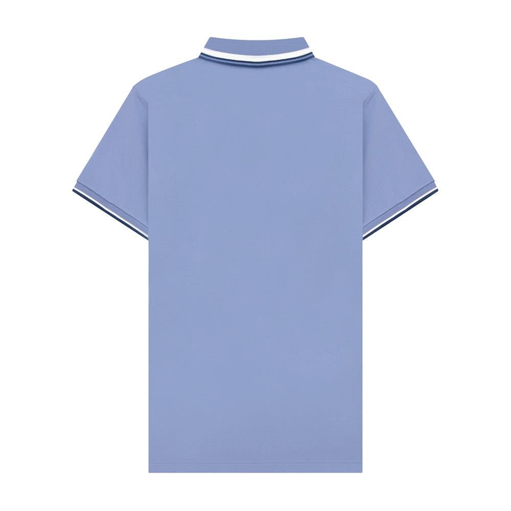 Men's Slim Fit Cotton Polo Shirt With Sailboat Embroidery - Giordano