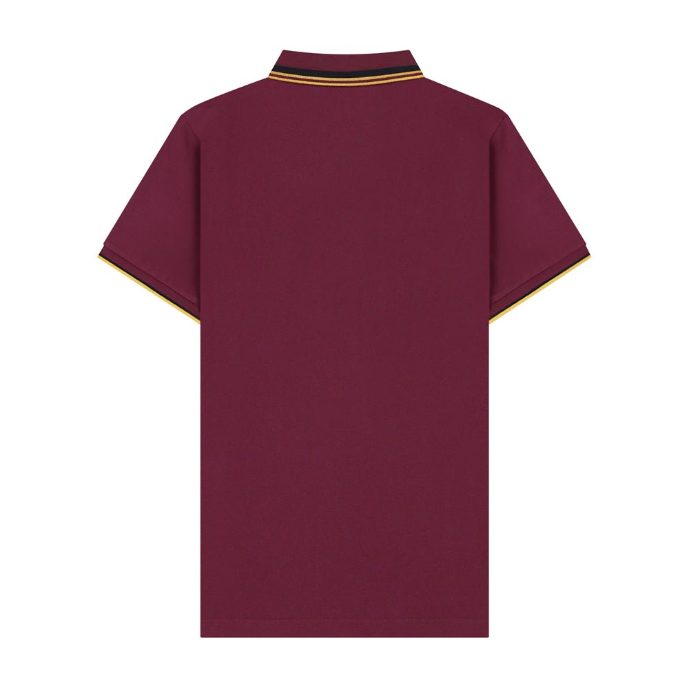 Men's Slim Fit Cotton Polo Shirt With Sailboat Embroidery - Giordano