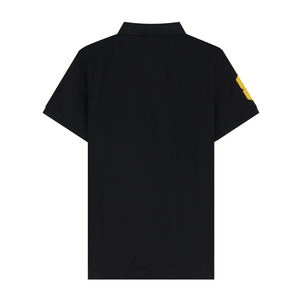 Men's Slim Fit Cotton Short Sleeve Napoleon Polo S - Shop Giordano