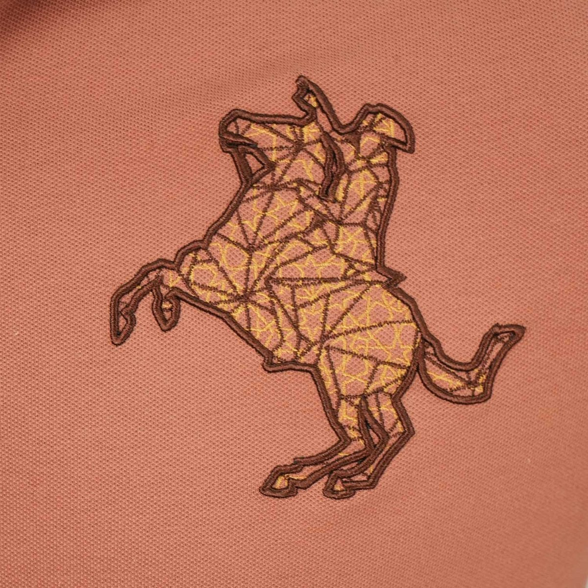 Men's Slim Fit Cotton Short Sleeve Napoleon Polo - Giordano