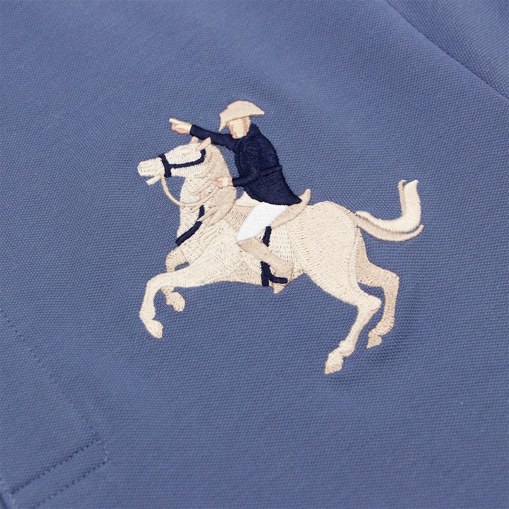 Men's Slim Fit Cotton Short Sleeve Napoleon Polo - Giordano