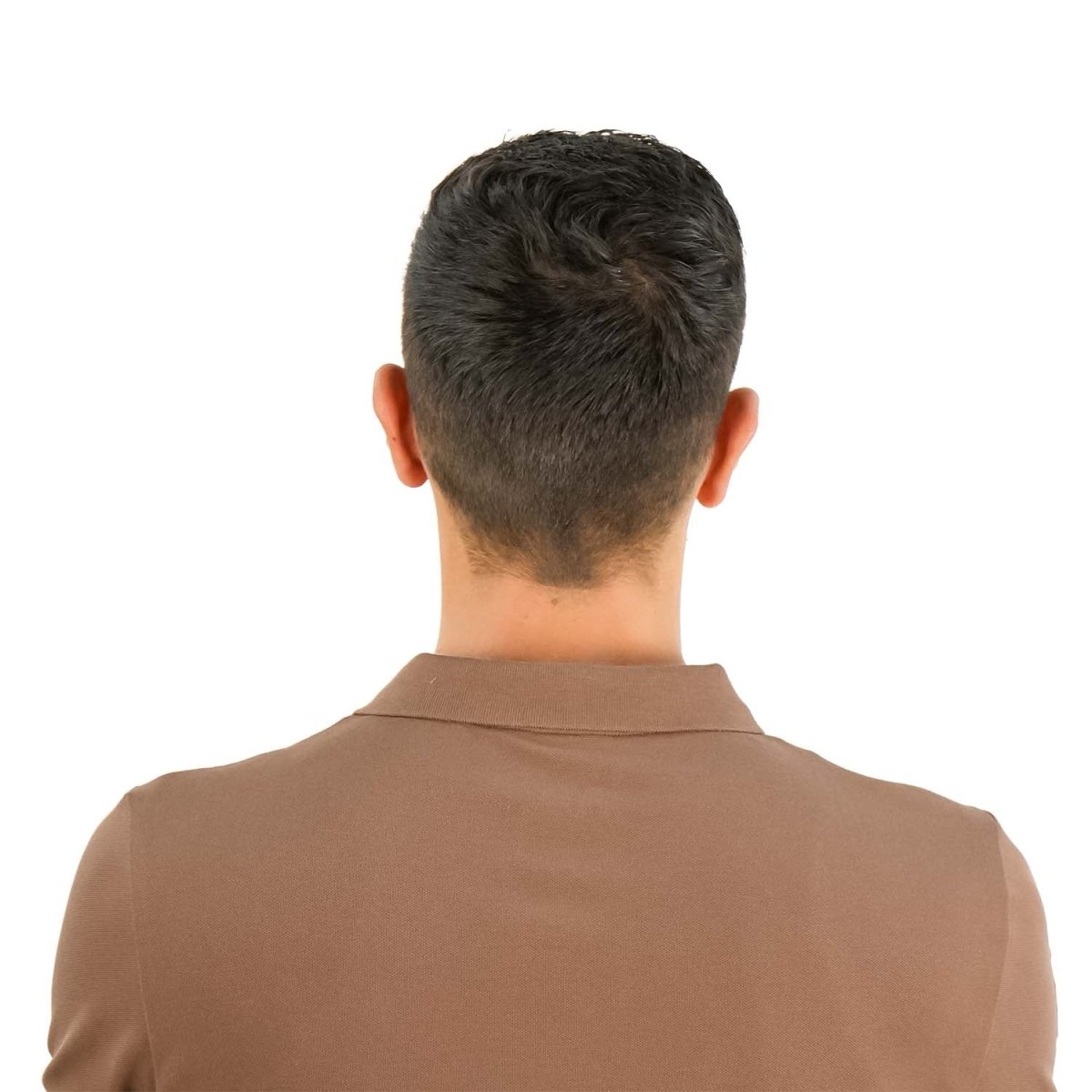 Men's Slim Fit Cotton Short Sleeve Napoleon Polo - Giordano