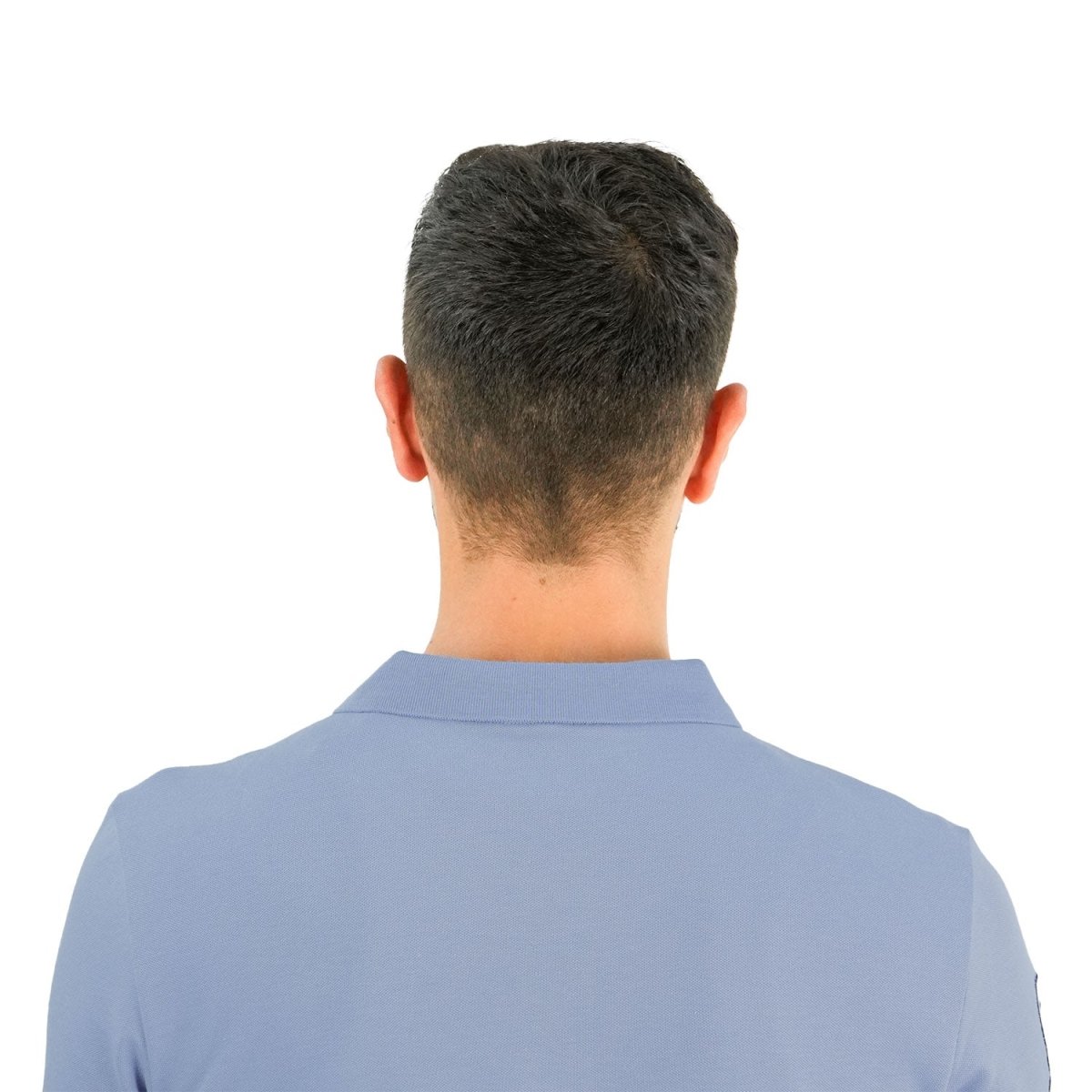 Men's Slim Fit Cotton Short Sleeve Napoleon Polo - Giordano