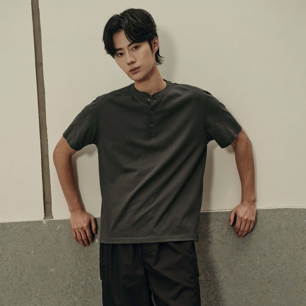Men’S Slim Fit Crew Neck Tee – Lightweight & Everyday Essential | Korea Collection - Giordano