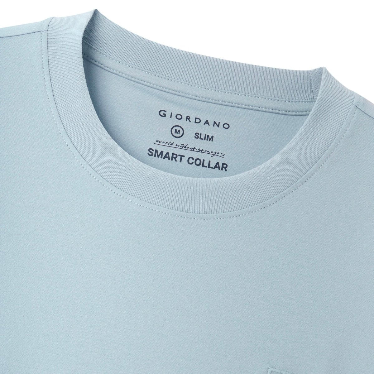 Men's Slim Fit Crewneck Tee - Cotton Modal Silk Blend S - Shop Giordano