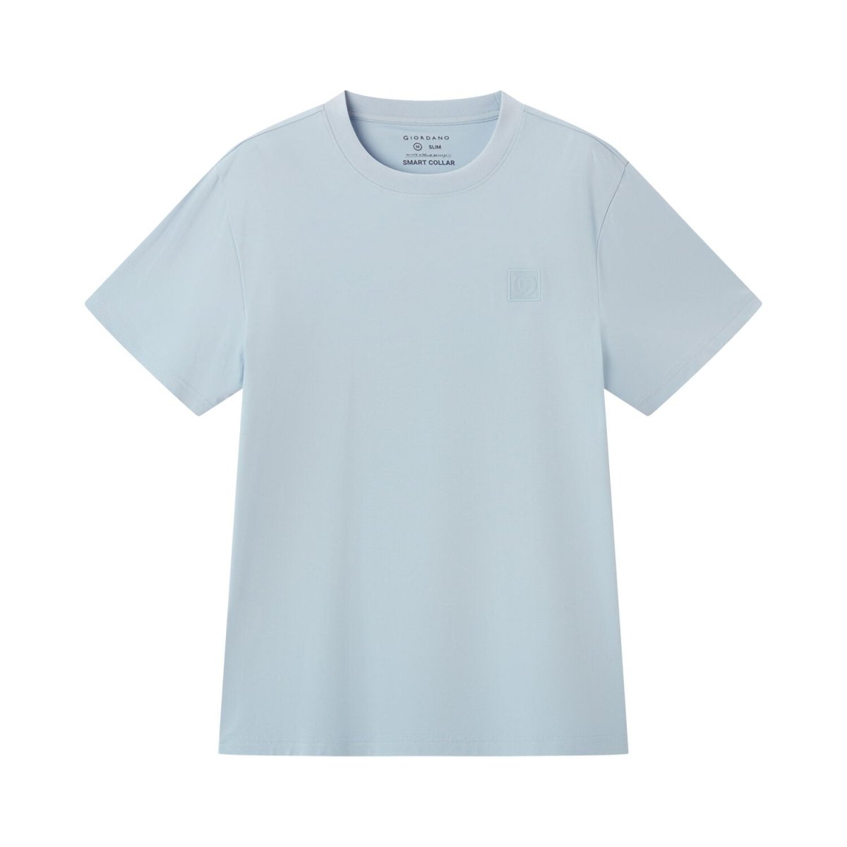 Men's Slim Fit Crewneck Tee - Cotton Modal Silk Blend S - Shop Giordano