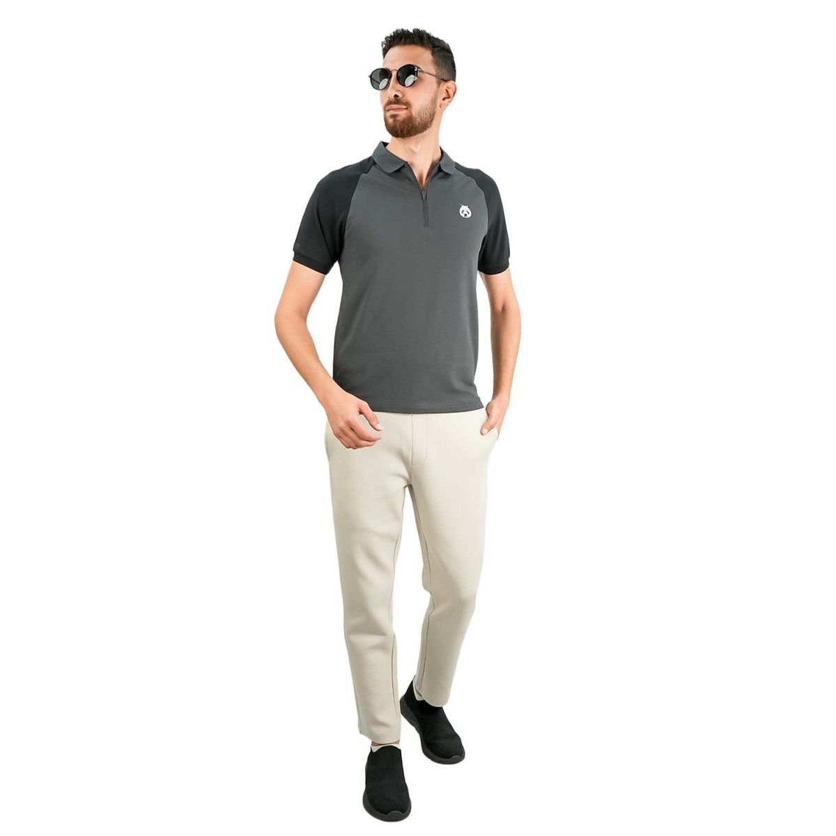 Men's Slim Fit Embroidered Infinite Polo - Giordano