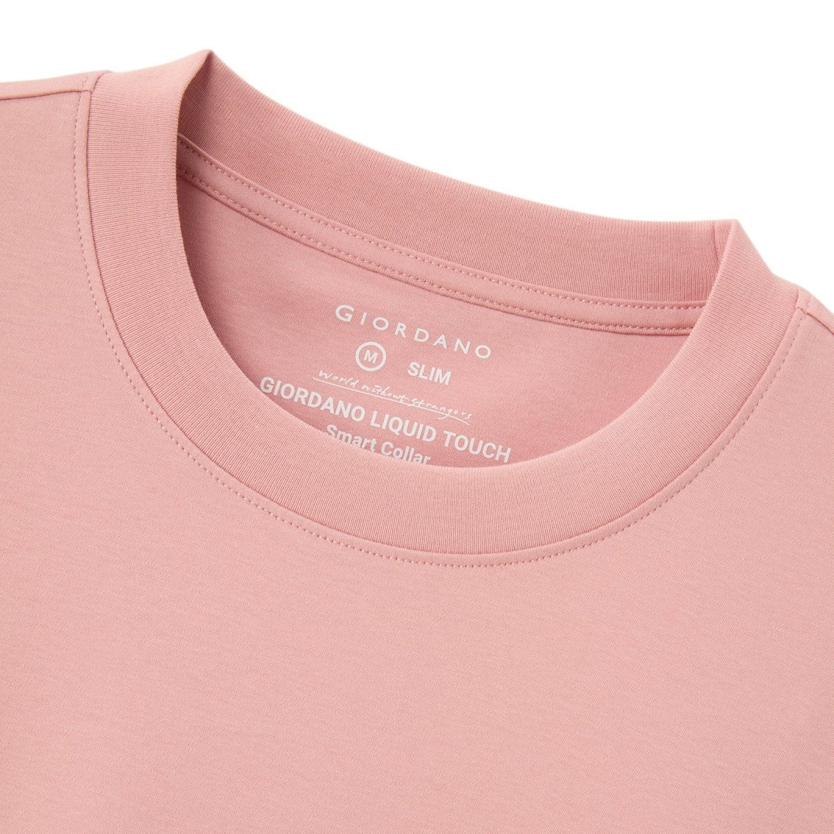 Men's Slim Fit Liquid Touch Smart Collar Tee - Giordano