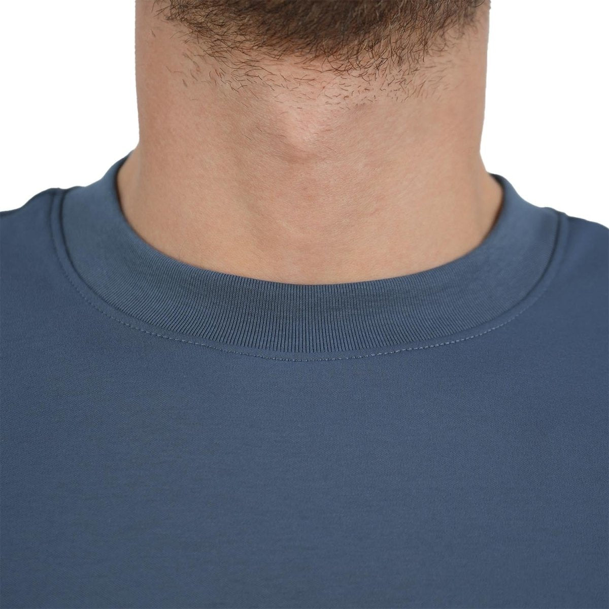 Men's Slim Fit Liquid Touch Smart Collar Tee - Giordano