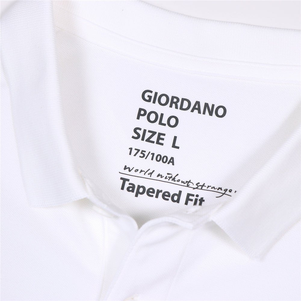 Men's Slim Fit Pique Polo: Elevated Comfort, Modern Style - Giordano