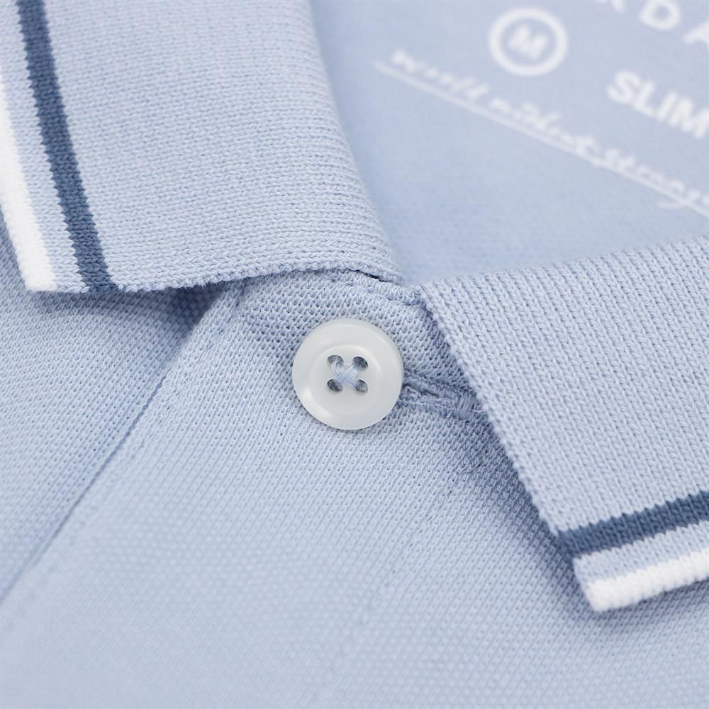Men's Slim Fit Pique Polo: Elevated Comfort, Modern Style - Giordano