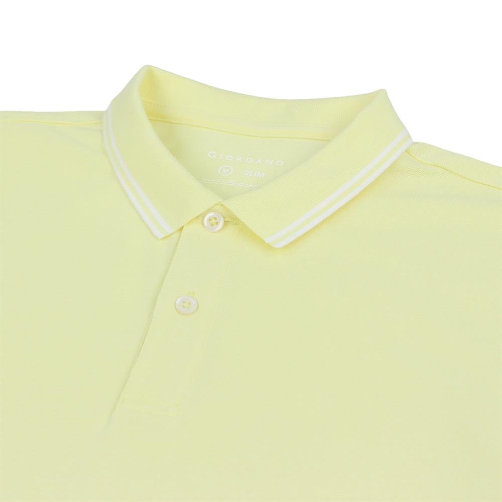 Men's Slim Fit Pique Polo: Elevated Comfort, Modern Style S - Shop Giordano