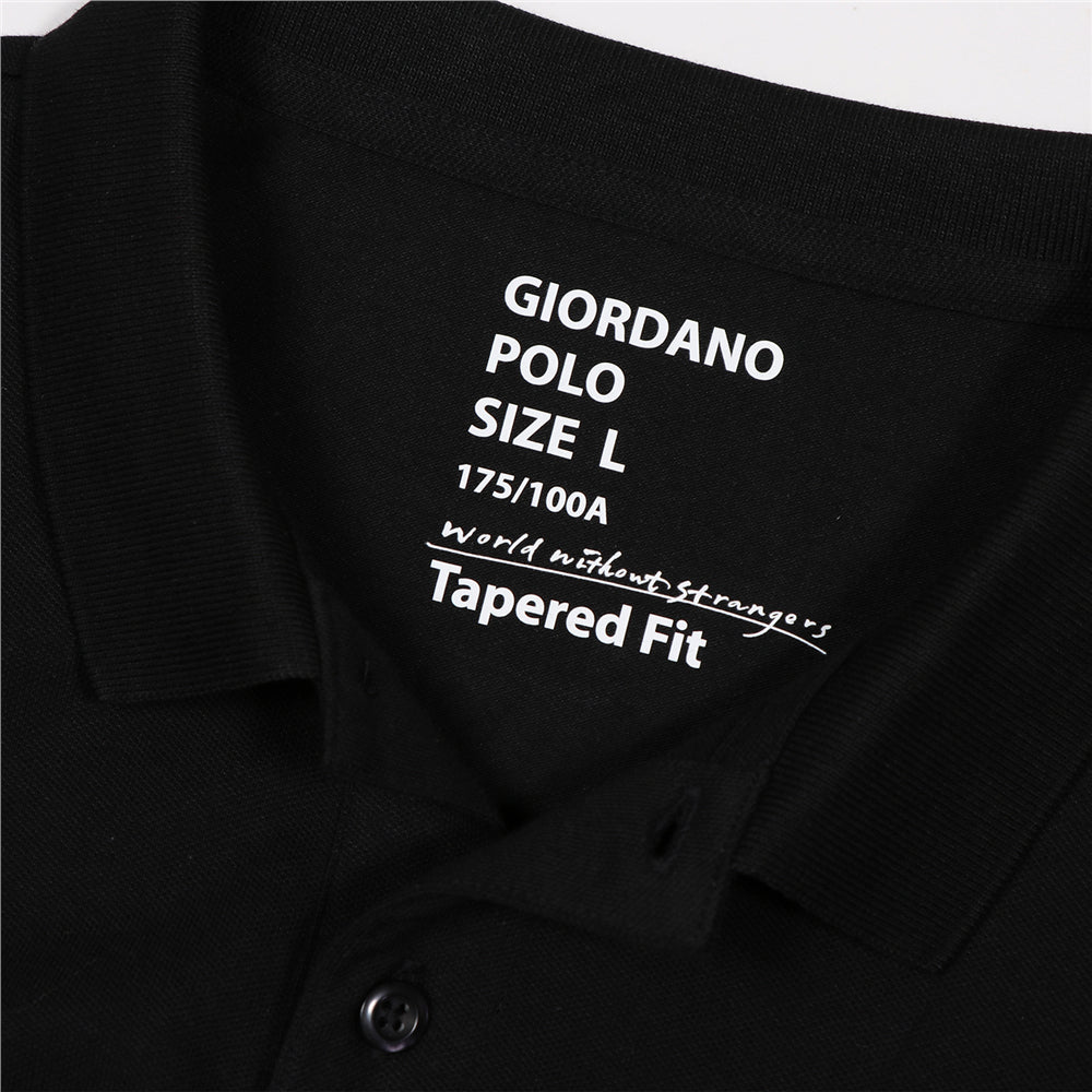 Men's Slim Fit Pique Polo: Elevated Comfort, Modern Style - Giordano