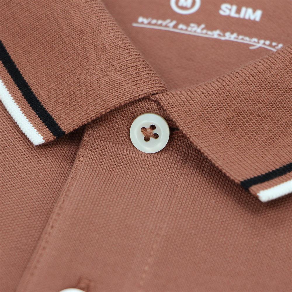 Men's Slim Fit Pique Polo: Elevated Comfort, Modern Style - Giordano