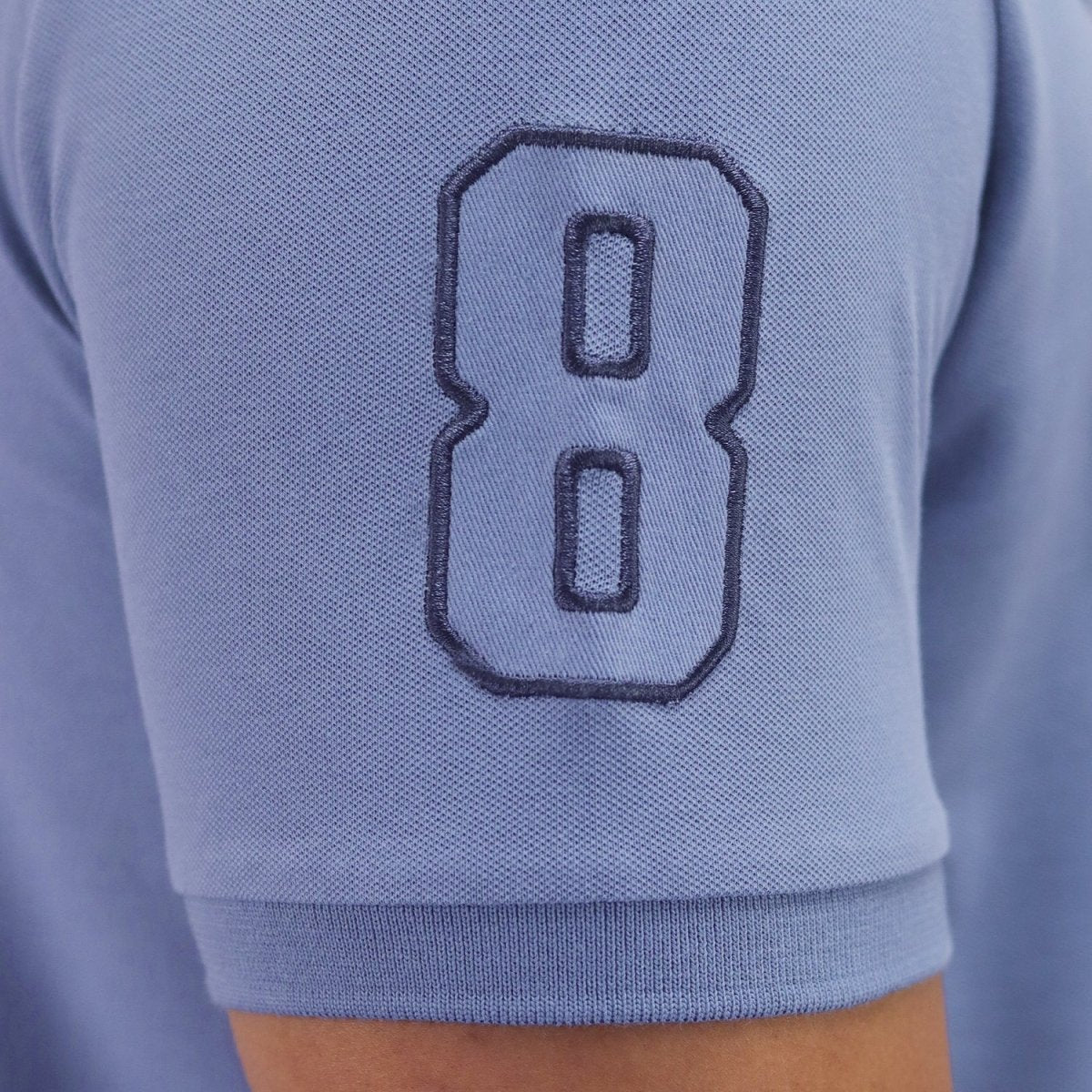 Men's Slim Fit Polo: Lycra Pique, 3D Lion Embroidery S - Shop Giordano