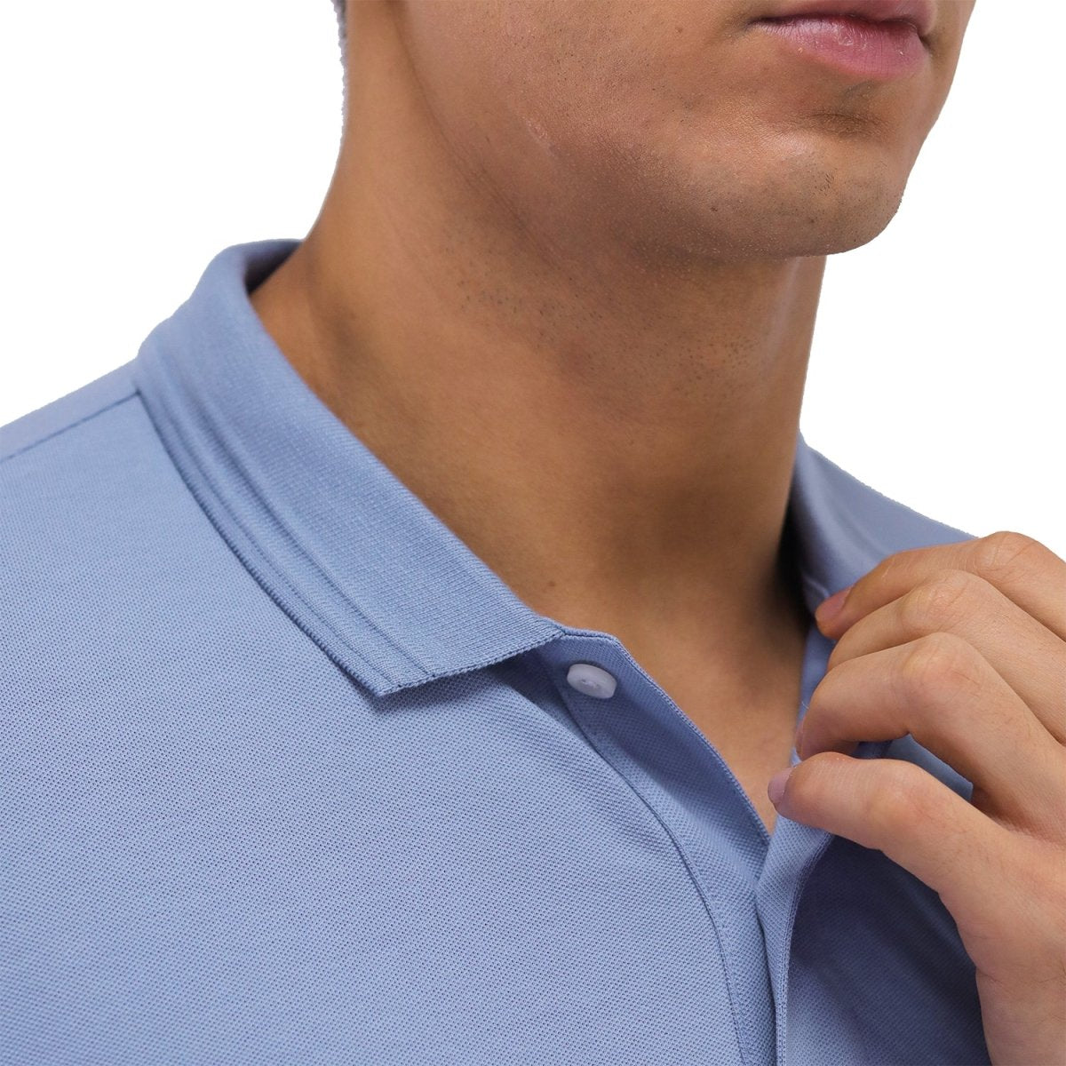 Men's Slim Fit Polo: Lycra Pique, 3D Lion Embroidery S - Shop Giordano