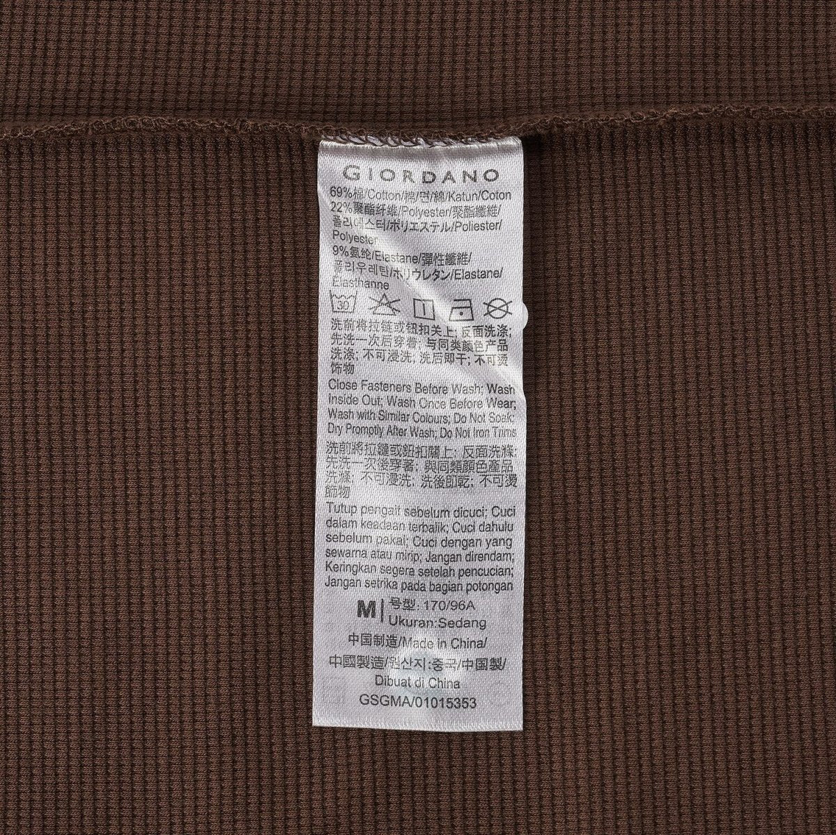 Men's Slim Fit Polo: Premium 3G Stretch Waffle - Giordano