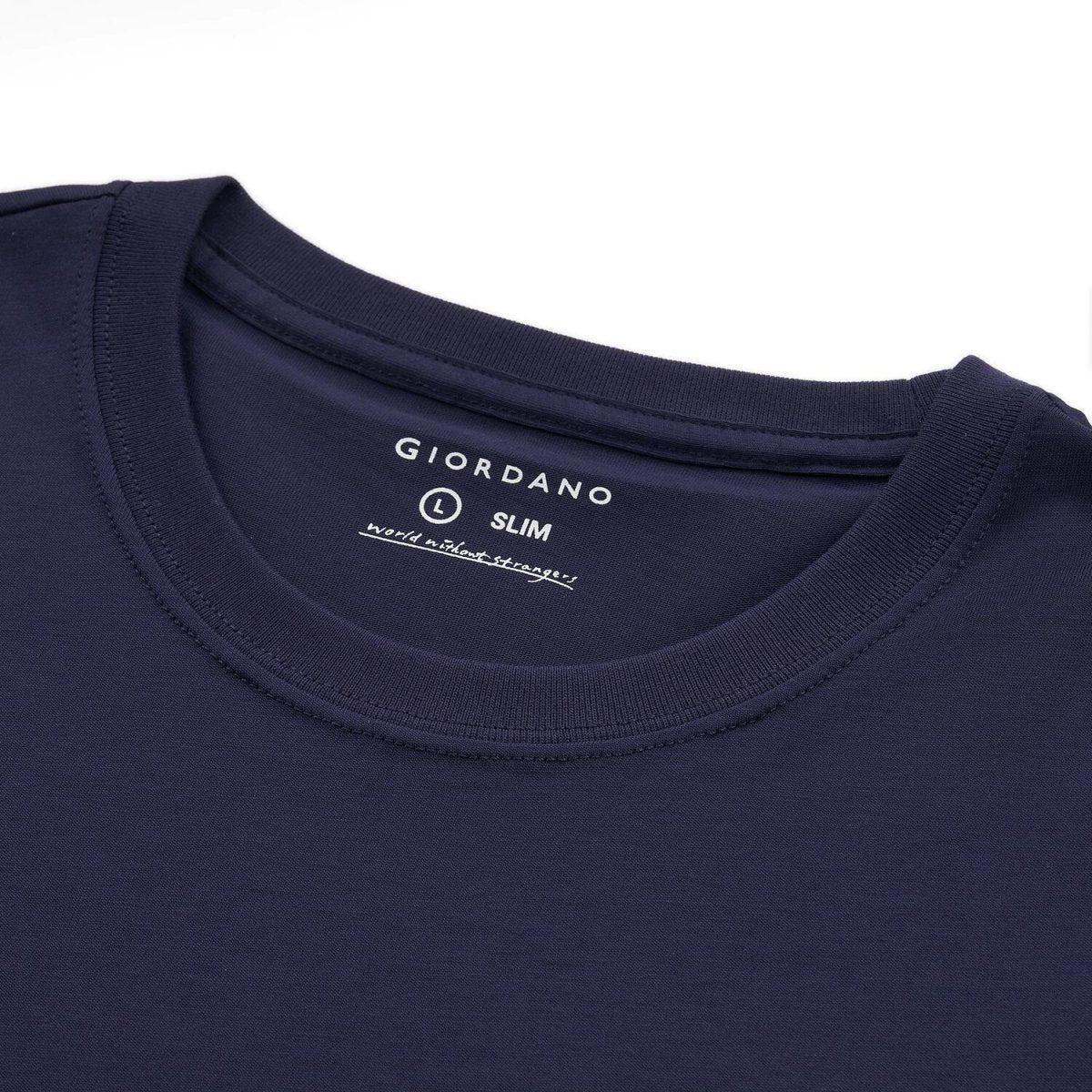 Men's Slim Fit Print Tee - Cotton Jersey, Crew Neck, Short Sleeve - Giordano