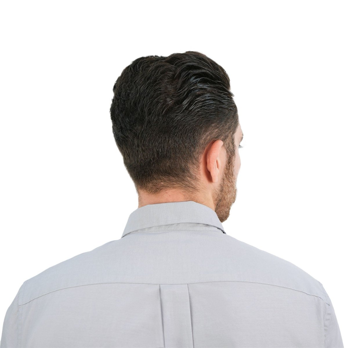 Men's Slim Fit Shirt: 100% Cotton Poplin, Long Sleeve - Giordano
