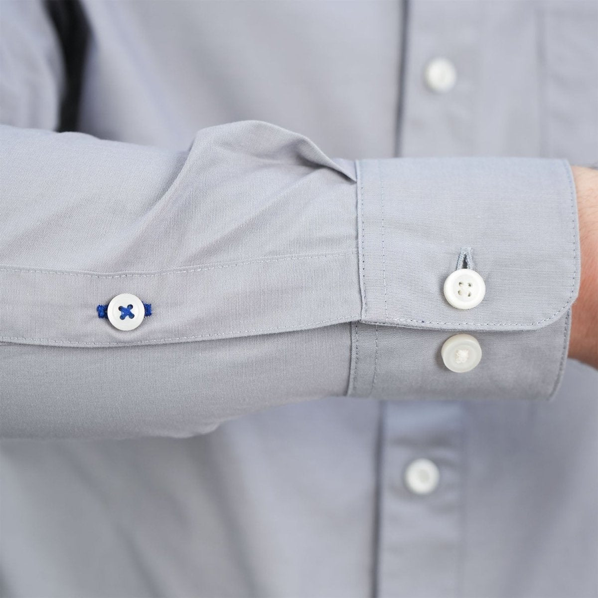 Men's Slim Fit Shirt: 100% Cotton Poplin, Long Sleeve - Giordano