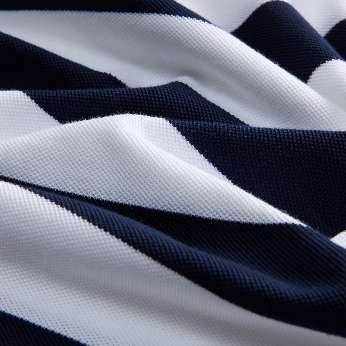 Men’S Slim Fit Striped Cotton Pique Polo Shirt | Korea Collection - Giordano