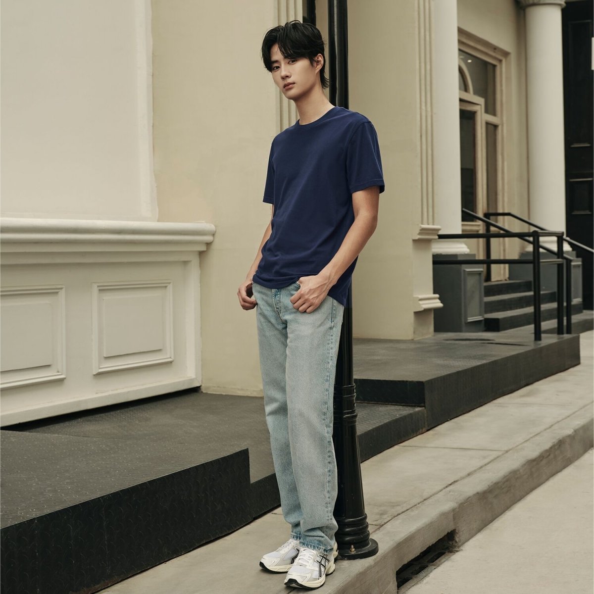 Men’S Slim Fit Tee –Lightweight & Everyday Comfort | Korea Collection - Giordano