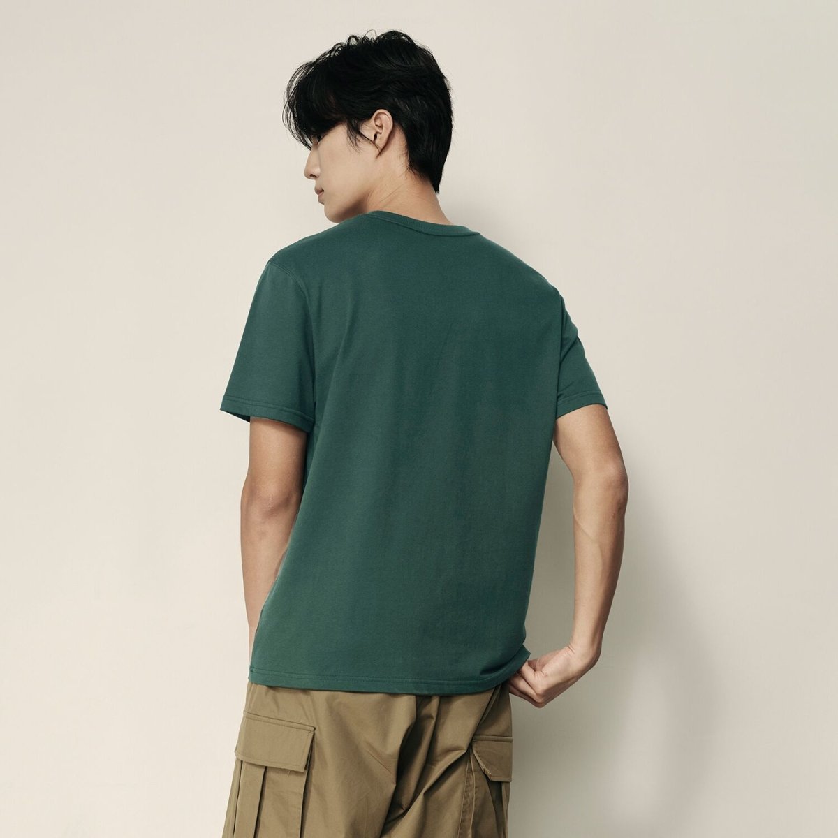 Men’S Slim Fit Tee –Lightweight & Everyday Comfort | Korea Collection - Giordano