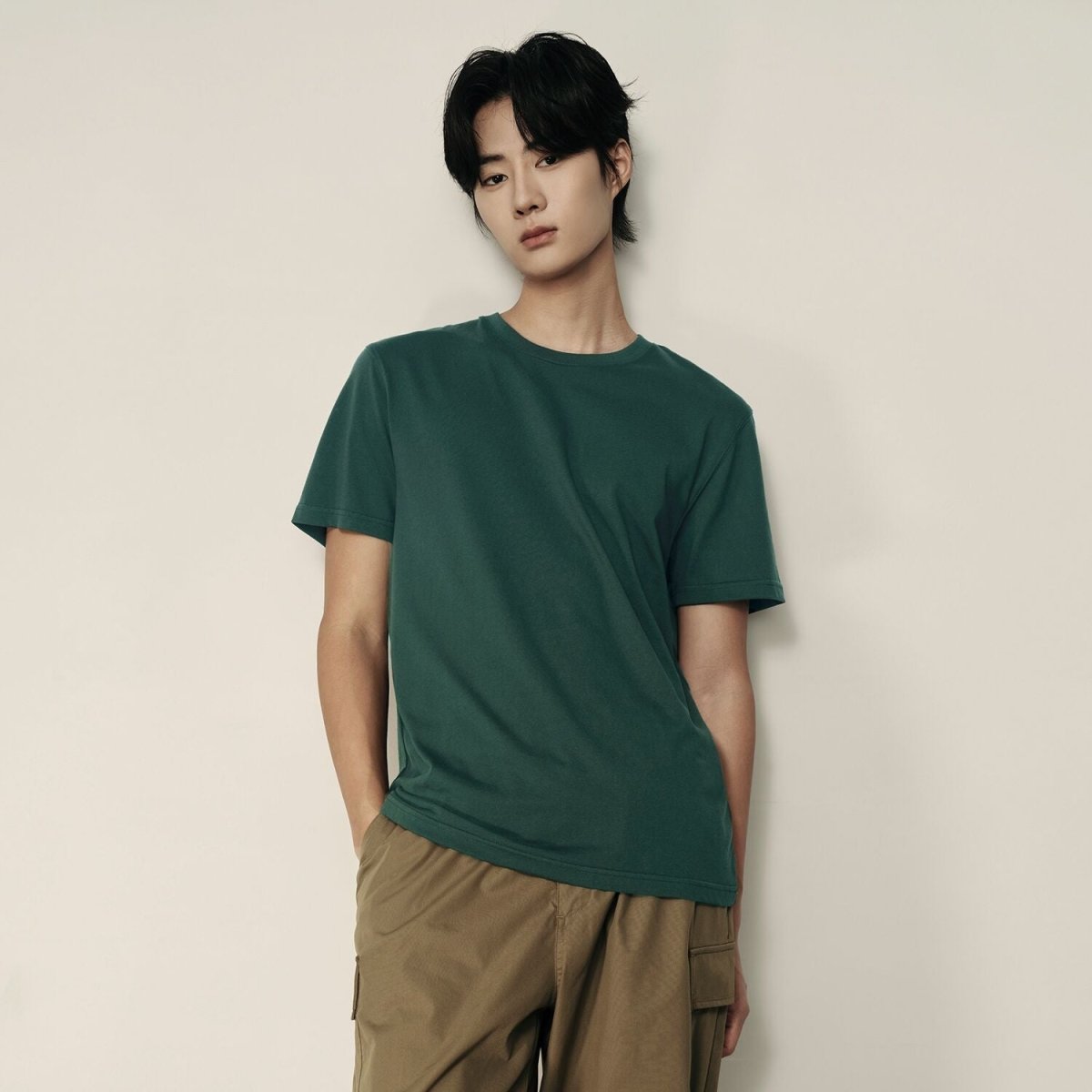 Men’S Slim Fit Tee –Lightweight & Everyday Comfort | Korea Collection - Giordano