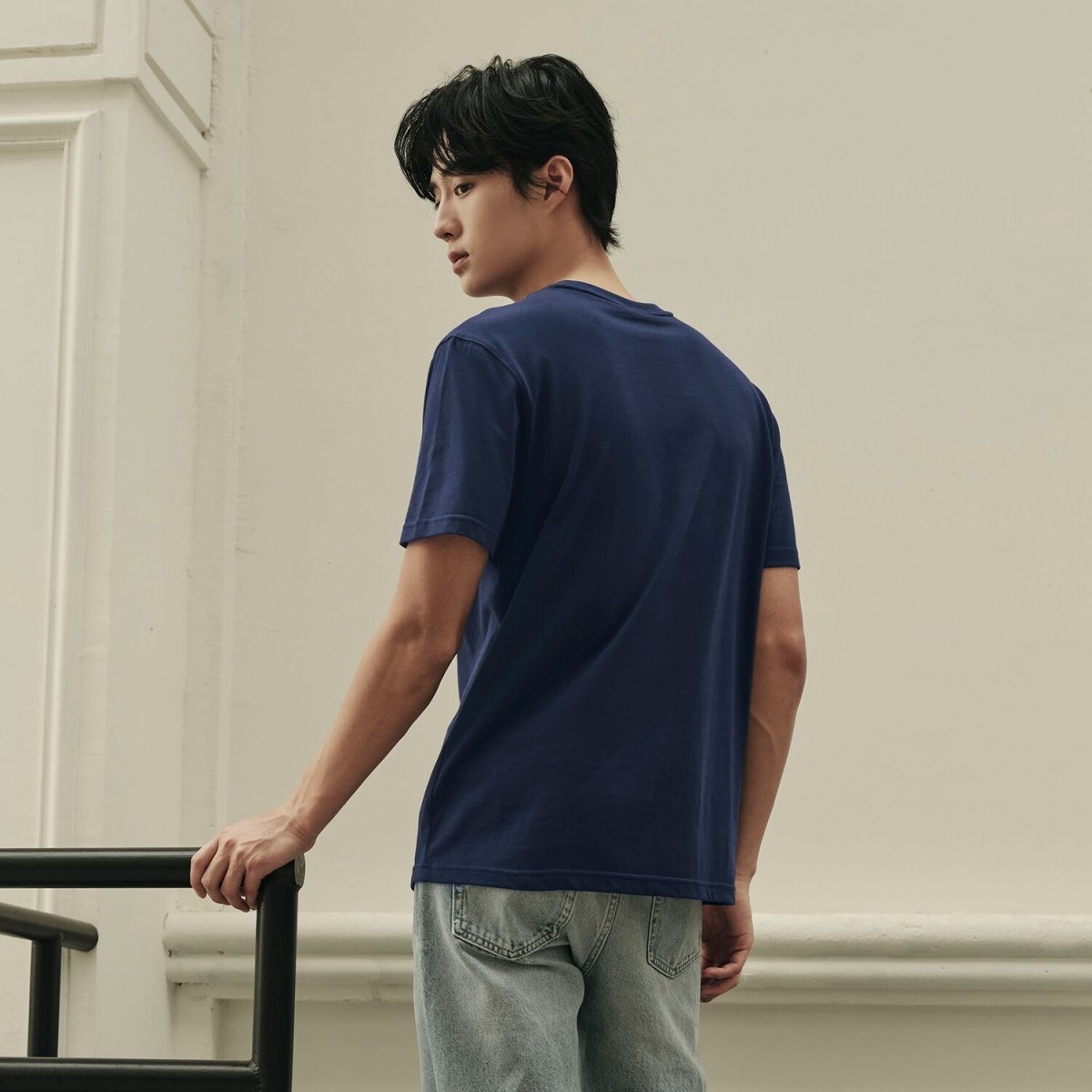 Men’S Slim Fit Tee –Lightweight & Everyday Comfort | Korea Collection - Giordano