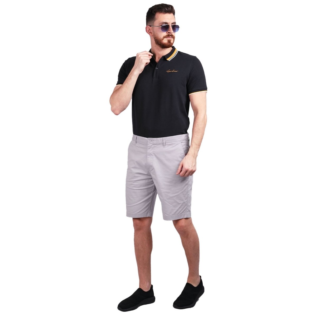 Men's Slim Fit Twill Bermuda Shorts - Giordano