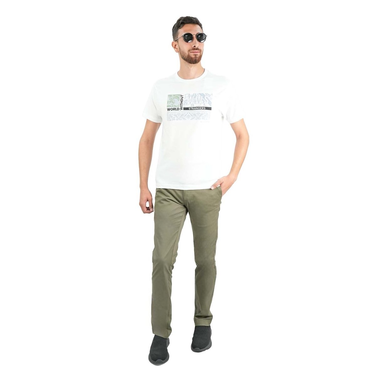 Men's Slim Tapered Khakis - Giordano
