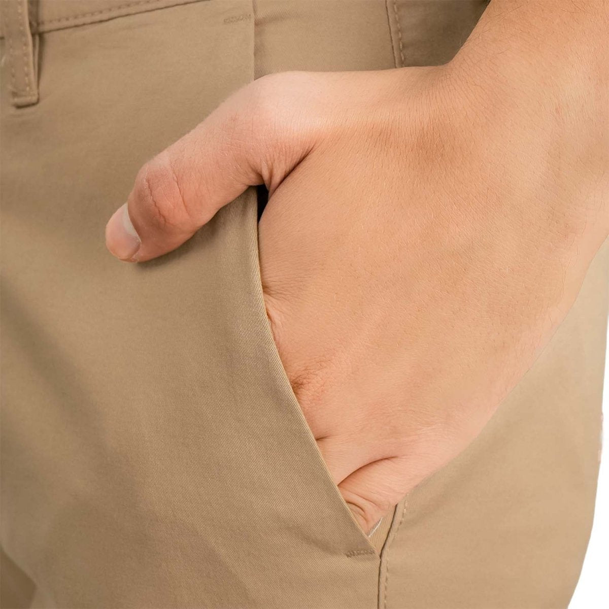 Men's Slim Tapered Khakis - Giordano