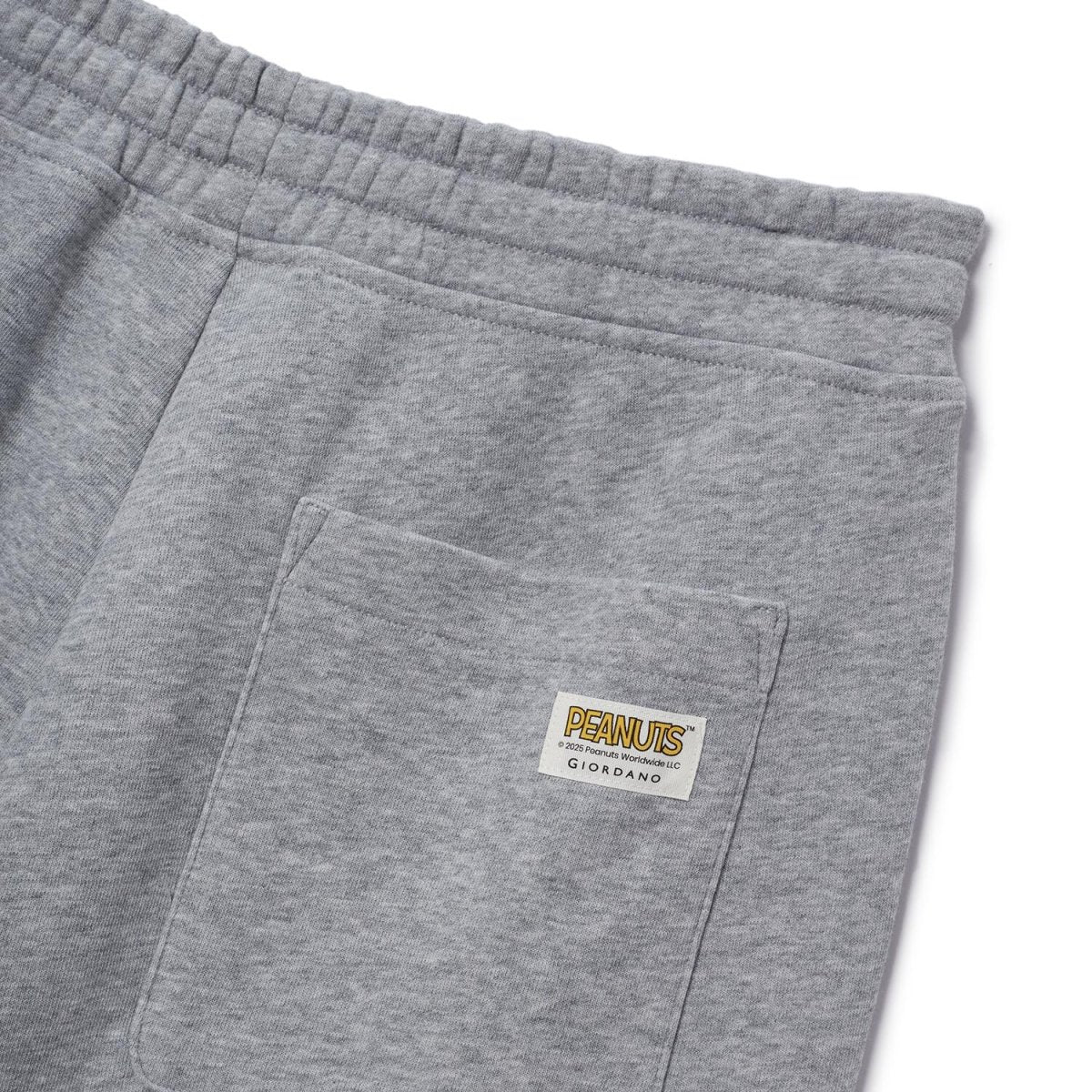 Men's Snoopy Peanuts French Terry Shorts: Relaxed Fit, Ultimate Comfort - Giordano