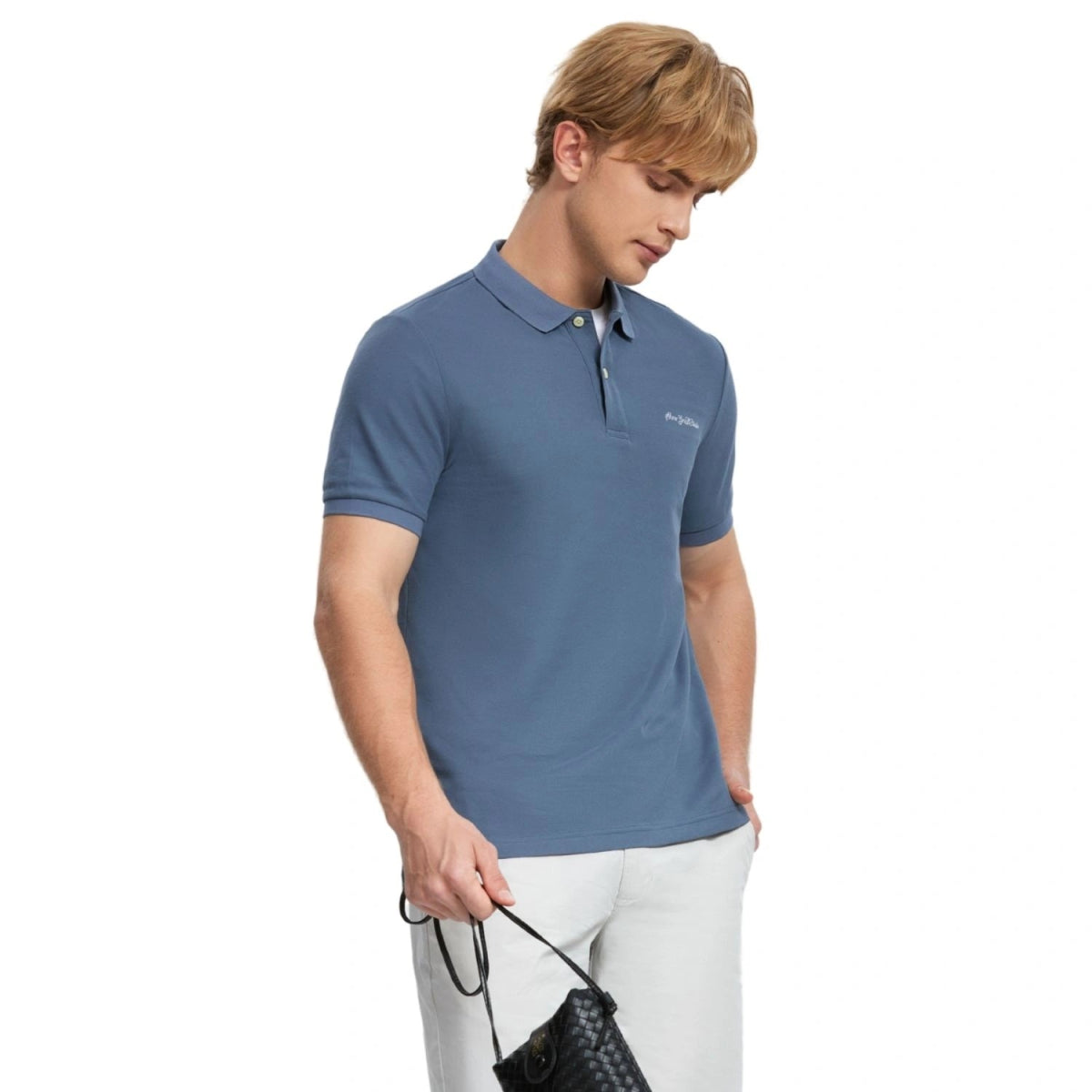 Men's Solid Cool Jade Polo - Giordano