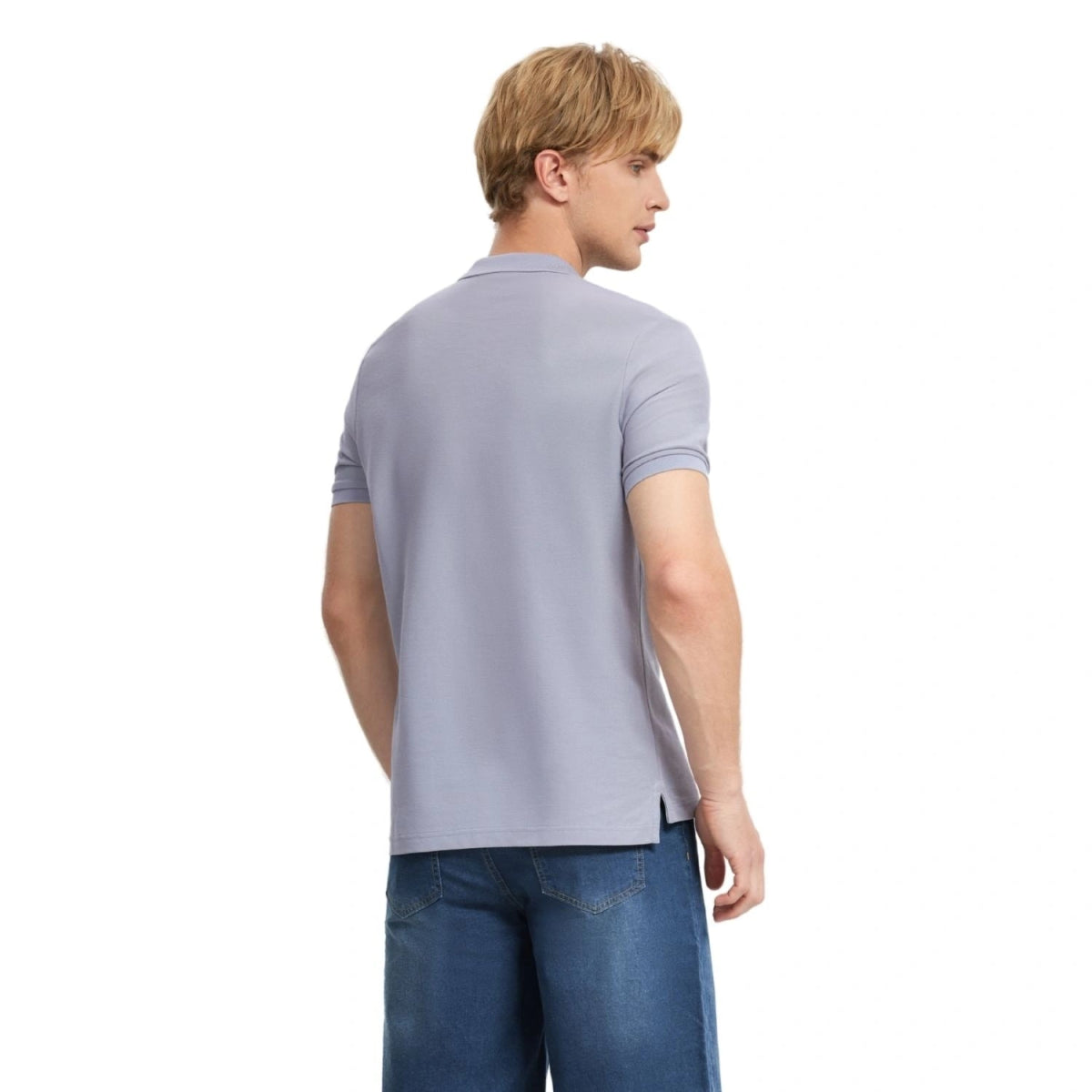 Men's Solid Cool Jade Polo S - Shop Giordano