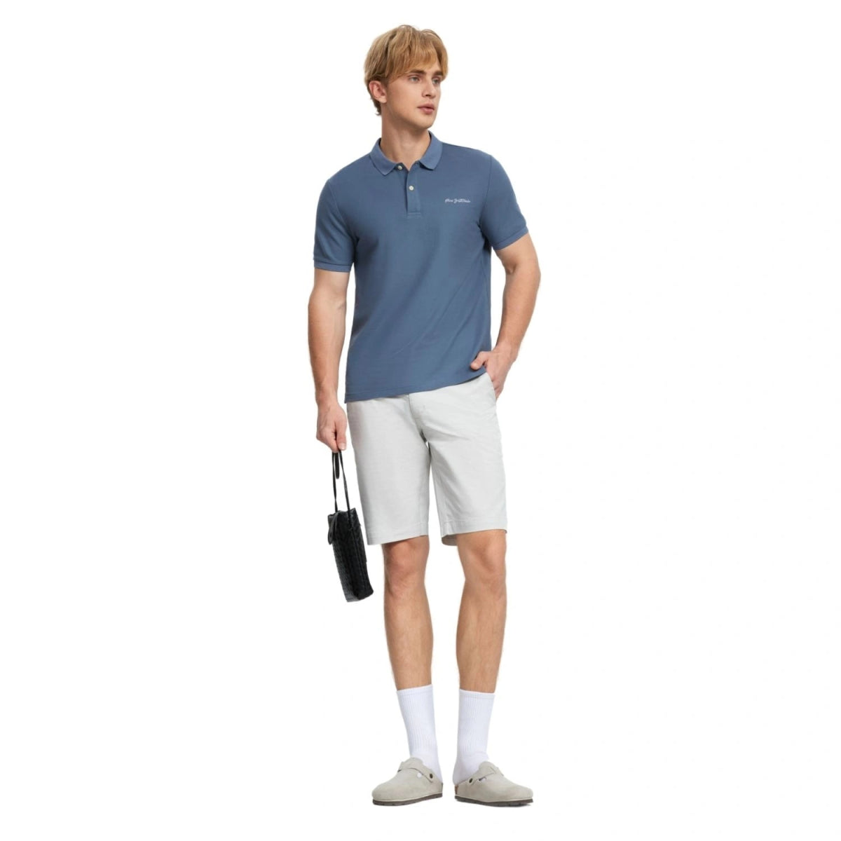 Men's Solid Cool Jade Polo S - Shop Giordano